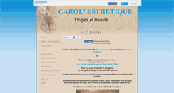 Desktop Screenshot of carolesthetique.com